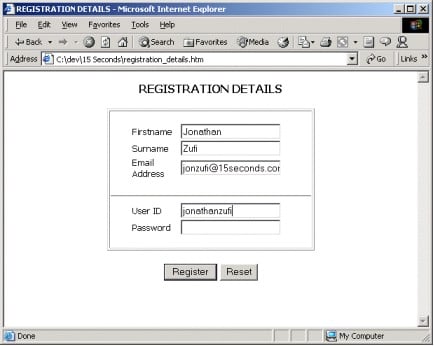 Client Side Validation Using the XMLHTTPRequest Object
