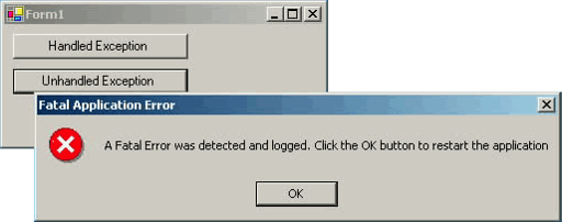 Using Custom Exception Handlers to Restart Your Application