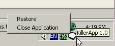 Placing Your C# Application in the System Tray