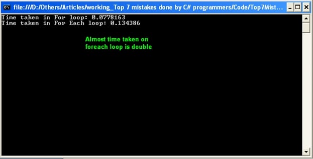 7 Common Mistakes Made By C# Programmers