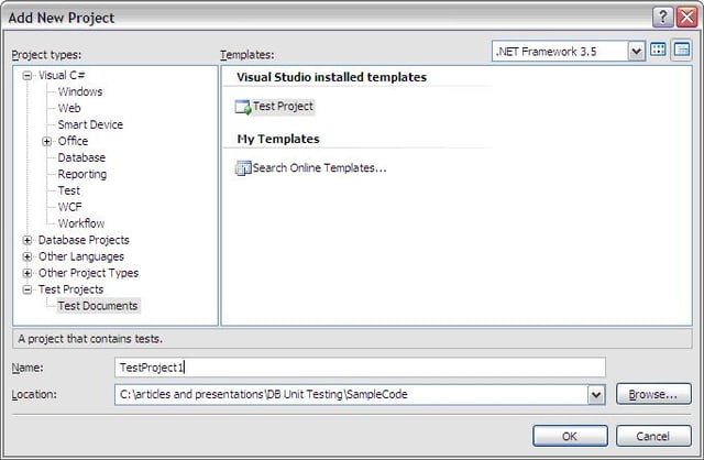 Introducing Visual Studio Team System 2008 Database Unit Testing