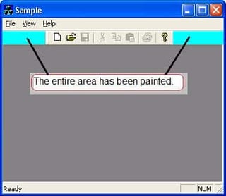 Tip: Painting the CToolbar’s Parent Window (AfxControlBar)