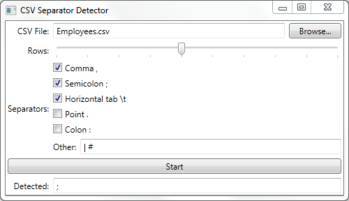 Auto-detect CSV Separator