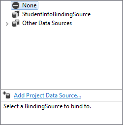 Add Project Data Source