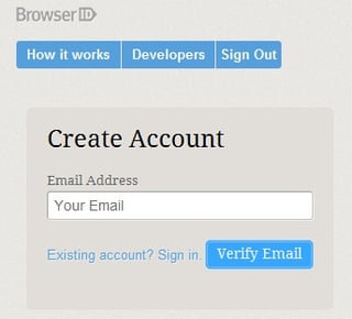 Using BrowserID Authentication in ASP.NET Web Sites