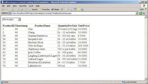 ASP.NET 2.0’s New and Improved Caching Features