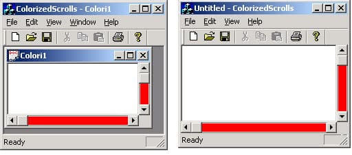 Colorizing the Scroll Bars of Your Application’s Window