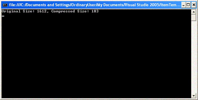 Compression Classes Enhance I/O in .NET 2.0