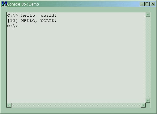 Implement a Console Window Using Edit Control | CodeGuru