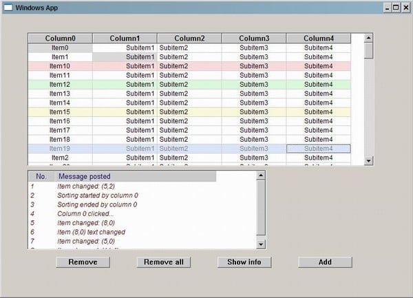 CDataGrid Control