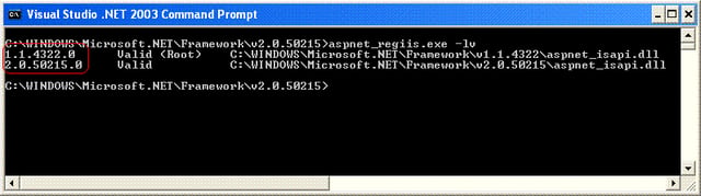 Configure a Web Application to Use a Specific Version of ASP.NET