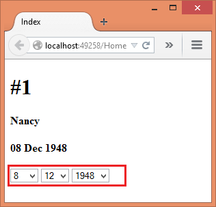 The BirthDate Model Property