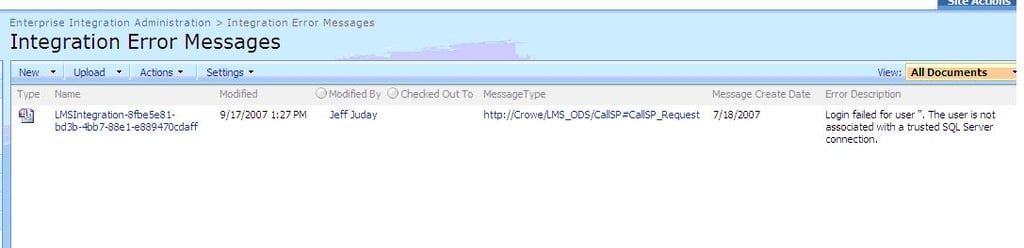 Collaborating with the BizTalk 2006 R2 SharePoint Adapter