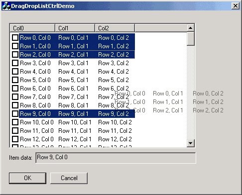 A Drag and Drop List Control