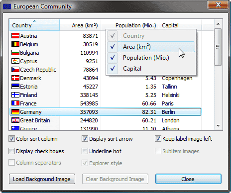 MFC Extension Classes CListCtrlEx and CListViewEx