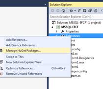 Manage NuGet Packages