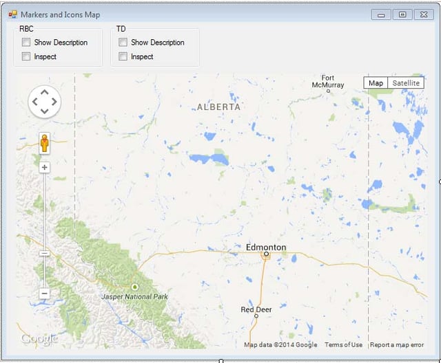 GDS Google Map WinForms Control Part 1 – Markers and Icons