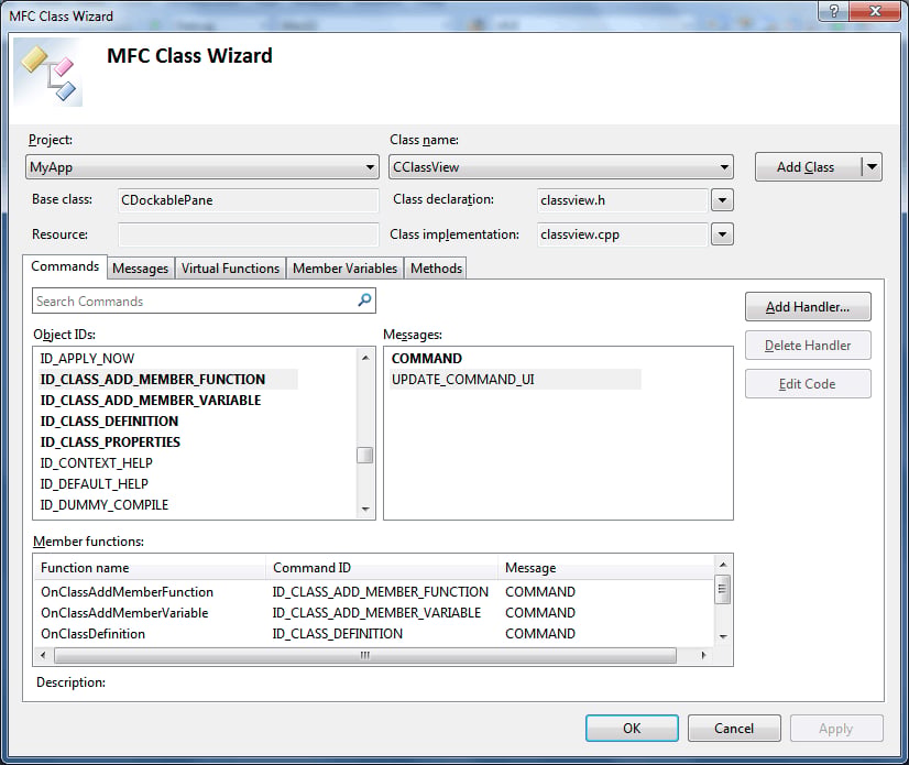 Faster Microsoft C++ Programming With The MFC Class Wizard | CodeGuru