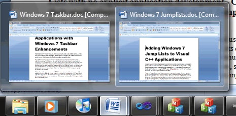 Windows 7 Taskbar Support and MFC 10 | CodeGuru