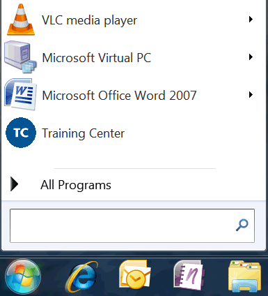 Windows Start Menu at 144DPI