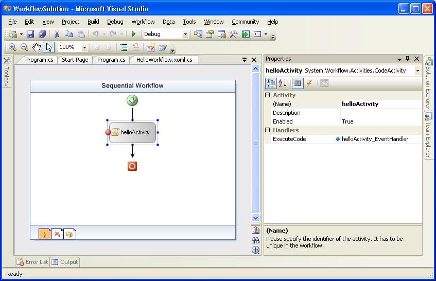 Get Ready for Windows Workflow Foundation