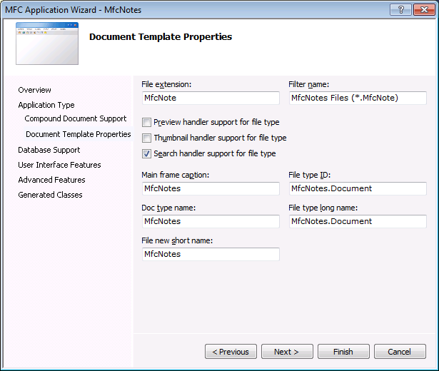 Supporting Windows Search with MFC