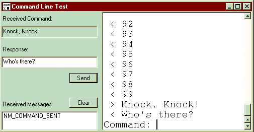 A Simple Command Line Interface with a Custom Scrollbar