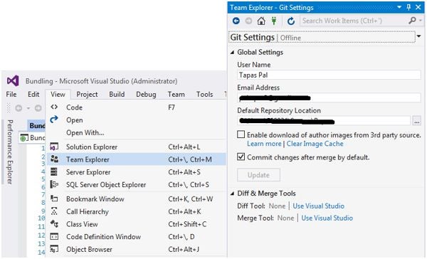 Local Repository in Visual Studio