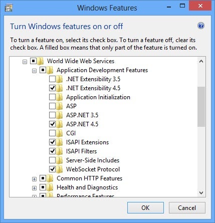 Turn Windows Features on or off