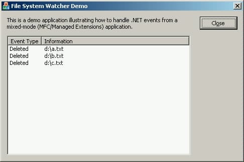 MFC and .NET: Handling .NET Events