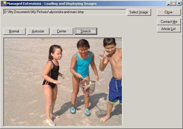 Managed C++: Loading and Displaying Images