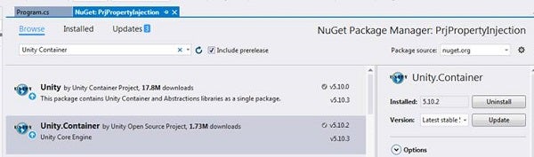 Install NuGet Packages