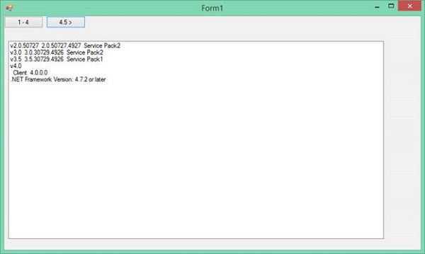 .NET Framework 4.5 and Higher