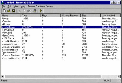 RAPI and Remote Database Access