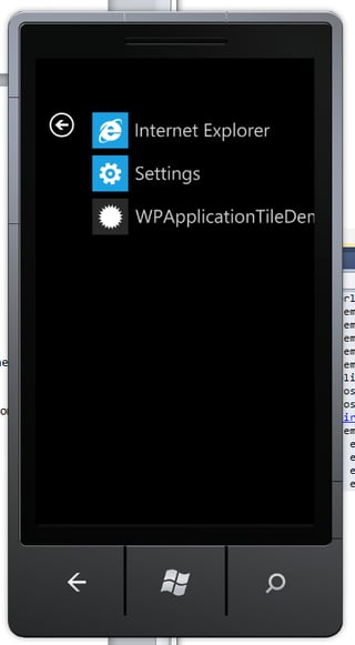 Creating Live Tiles for Your Windows Phone Applications