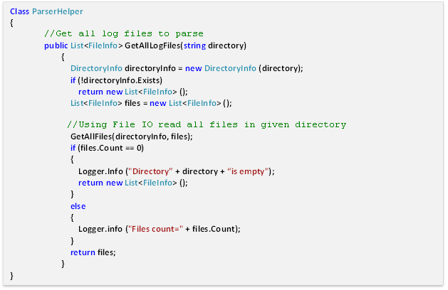 Log Analysis Using LINQ Based Log Parser