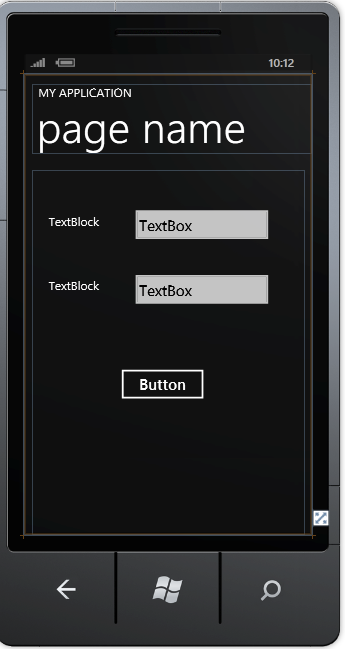 two TextBox controls and one Button control