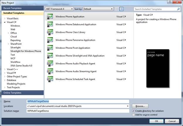 Multi-targeting your Windows Phone Application to Run on 7.0 and 7.5 (Mango)