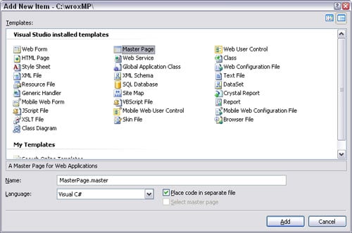 Using ASP.NET Master Pages for Consistent Site Design