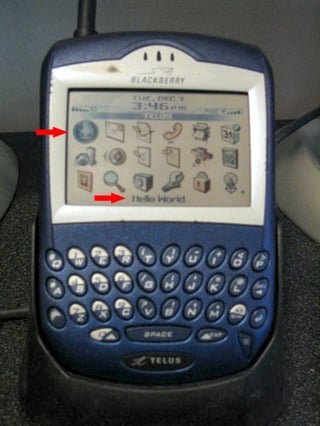 Pushing HTML Content to a BlackBerry