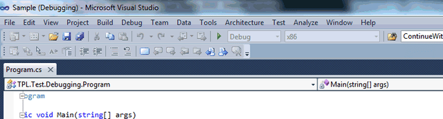 Quick Guide to .NET Framework Task Parallel Library Visual Studio 2010 Debugger