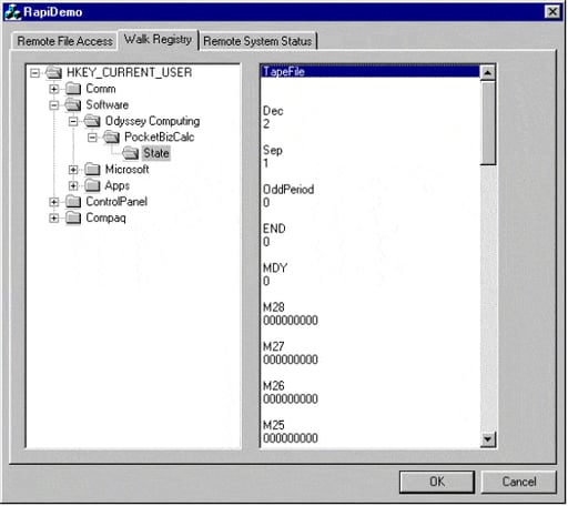 Inserting Registry Keys in a List Control