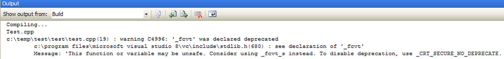 Employ Secure CRT Functions in Your C/C++ Applications