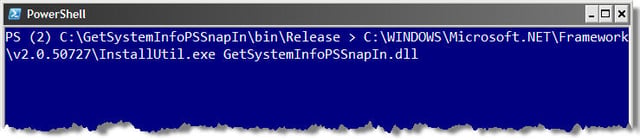 Creating PowerShell Cmdlets in VB 2005