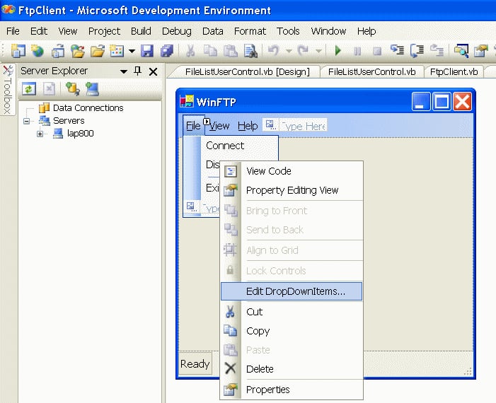 Create a GUI for an FTP Client with VB.NET | CodeGuru