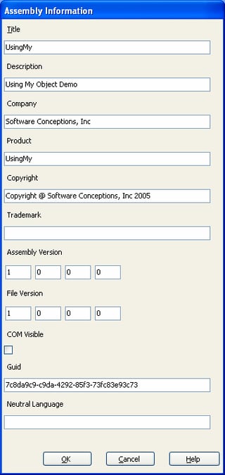 Your Introduction to the My Object in VS 2005