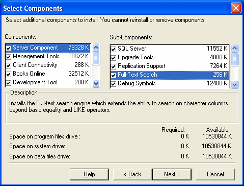 FREETEXT Searches with SQL Server and ADO.NET