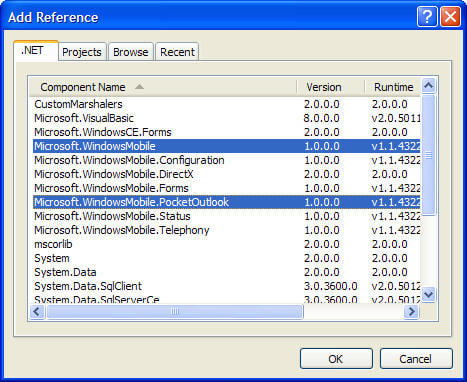 Fast and Simple Mobile Access to Pocket Outlook Data