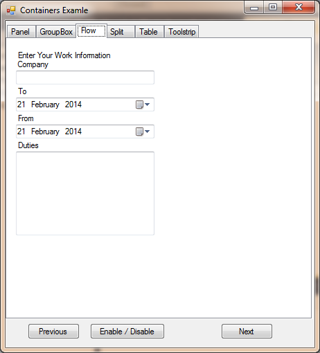 Populated FlowLayoutPanel