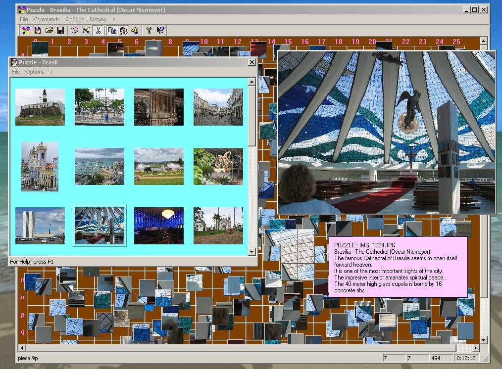 Puzzle, a Game with the MFC Doc/View Architecture (SDI/MDI)